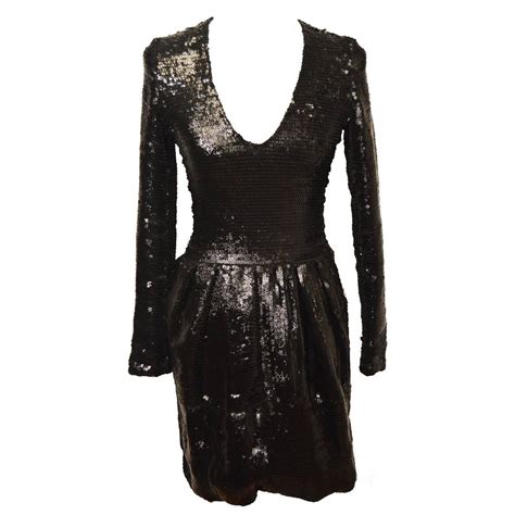 sequin evening dress vintage ysl|Yves Saint Laurent Sequin Dress .